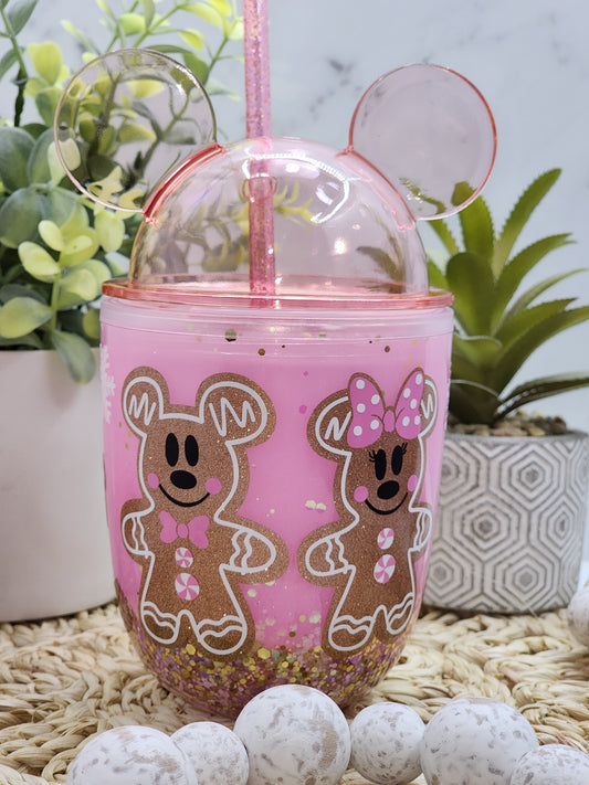 GINGERBREAD SNOWGLOBE TUMBLER